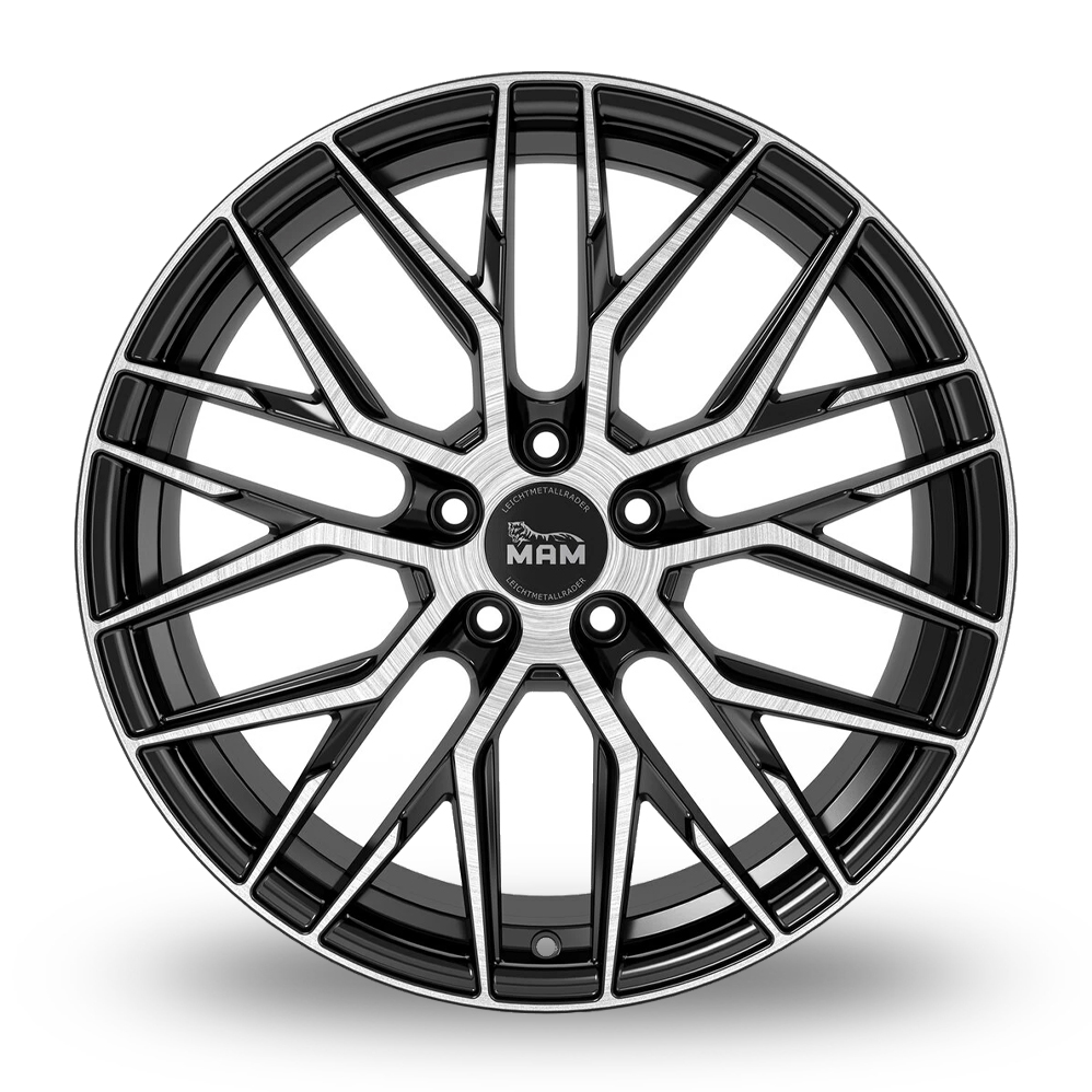 18" MAM RS4 Gunmetal Brushed Alloy Wheels