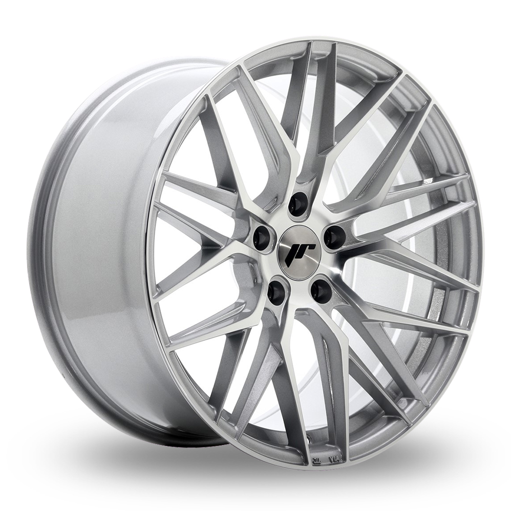 Japan Racing JR28 (9.5x19) Silver Machined Face Alloy Wheels
