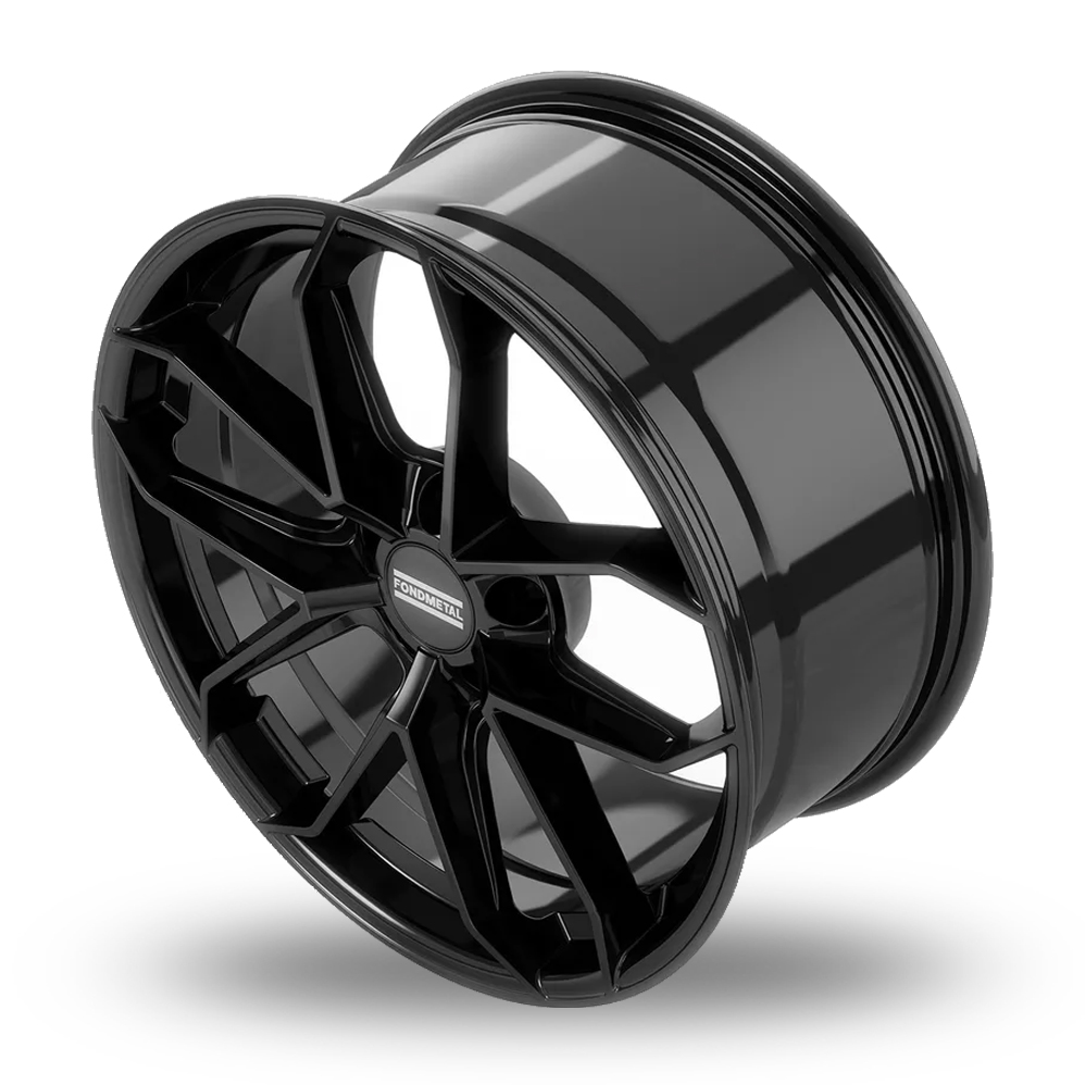 21" Fondmetal Zelos Gloss Black Alloy Wheels