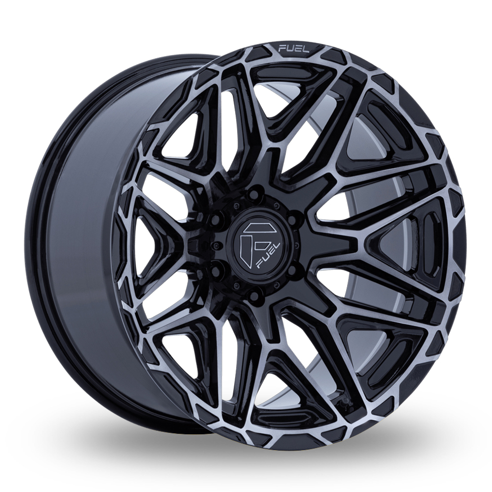 Fuel Off-Road FC885 Injector (USA Warehouse) Gloss Black Machined Face With Dark Tint Alloy Wheels