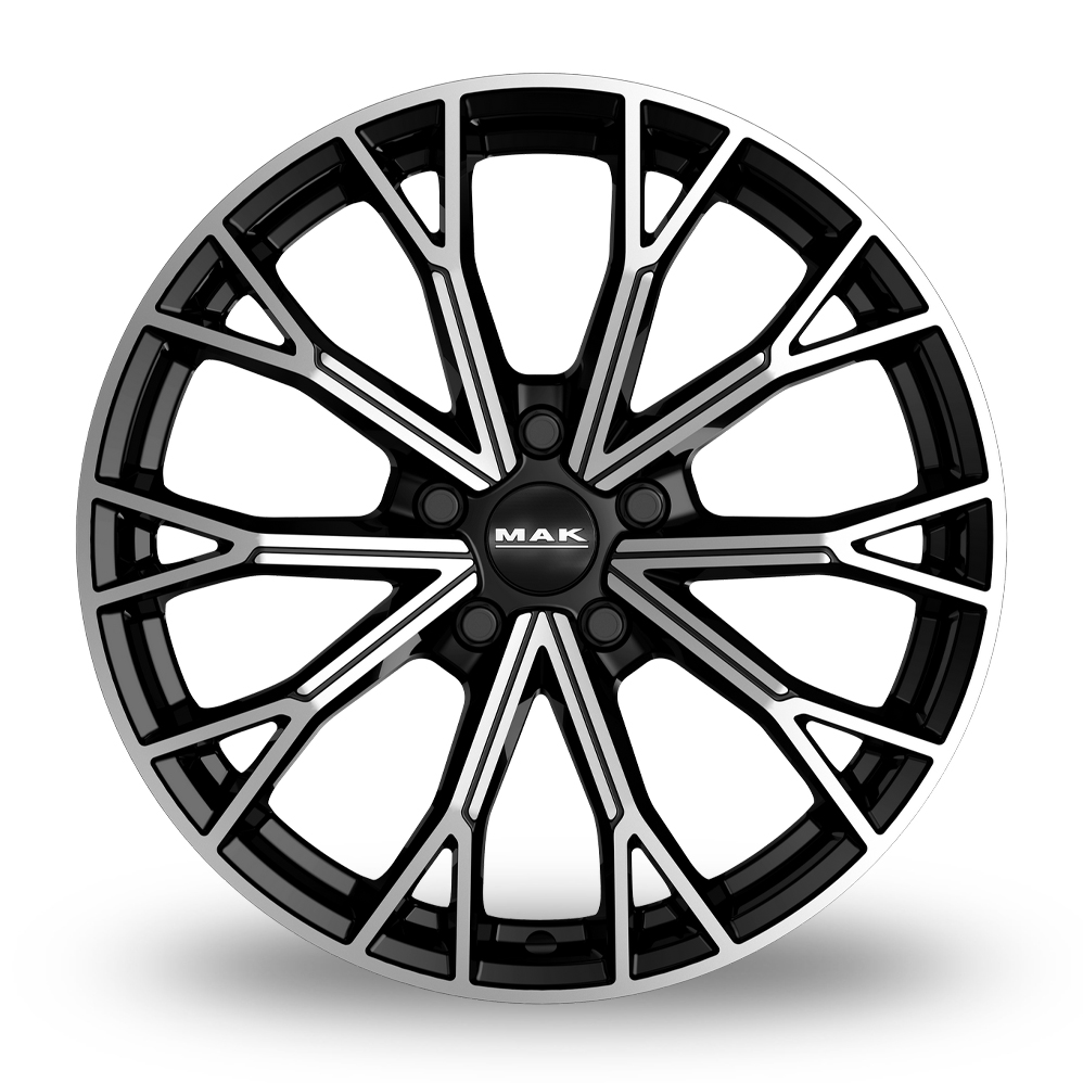 19" MAK Asphalt Black Mirror Alloy Wheels