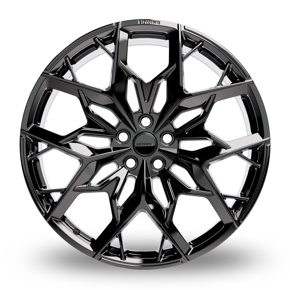 23" Hawke Vortex Gloss Black Alloy Wheels