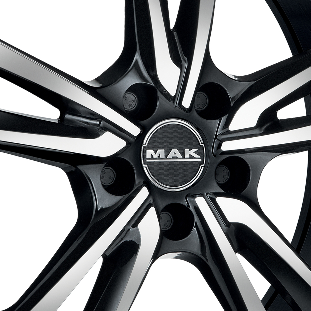 15" MAK Icona Black Mirror Alloy Wheels