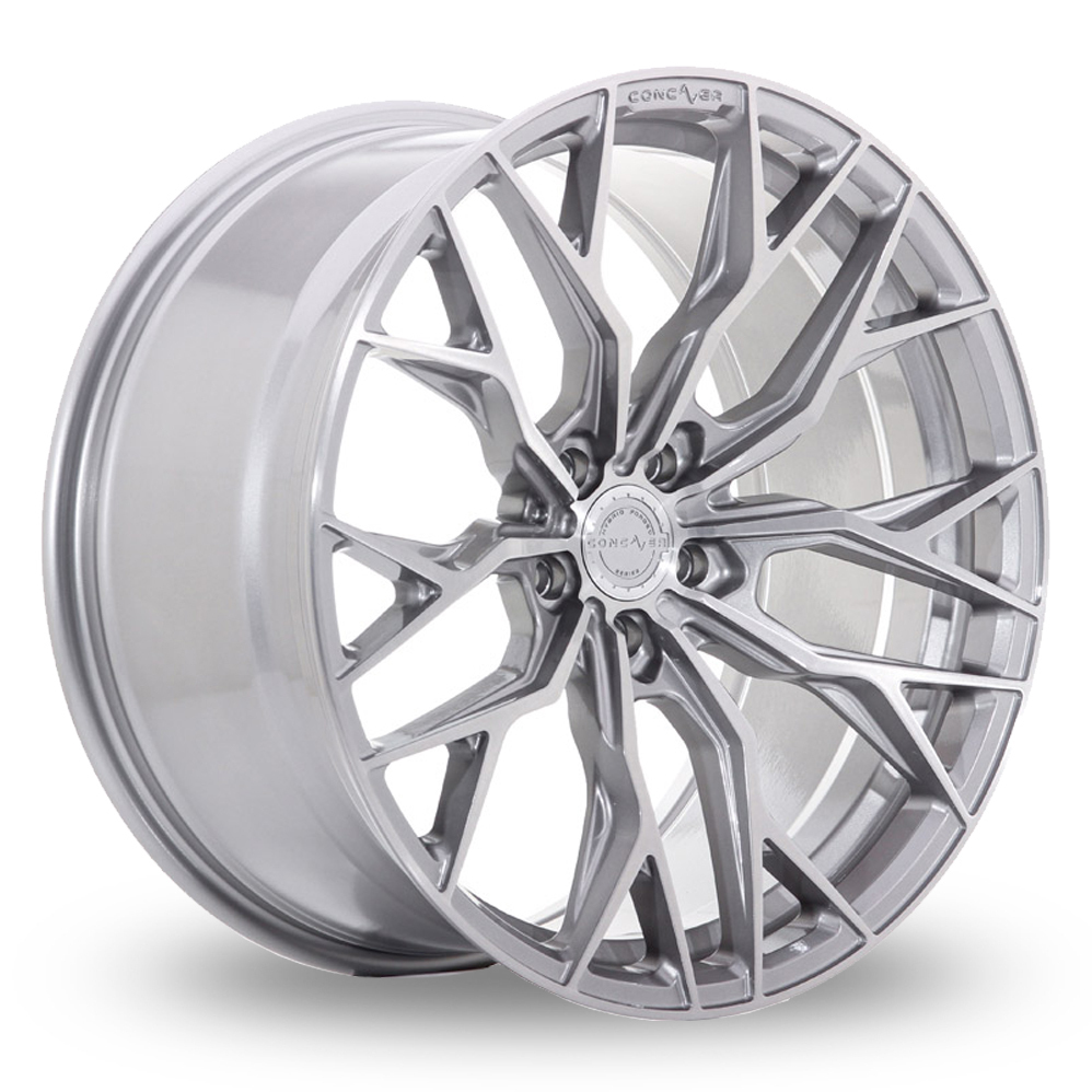 Concaver CVR1 (8.5x19) (Performance Concave) Brushed Titanium Alloy Wheels