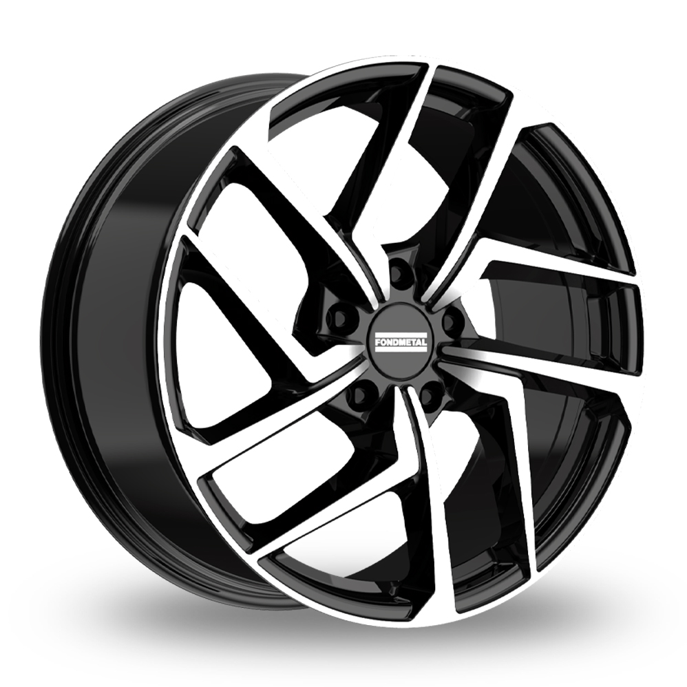 Fondmetal Taara Gloss Black Machined Alloy Wheels