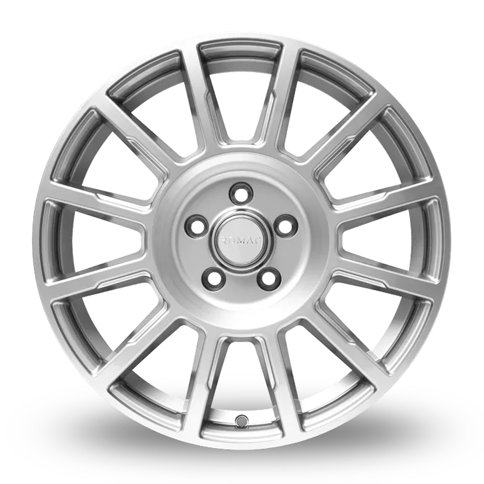 18" Romac Stealth Silver Alloy Wheels