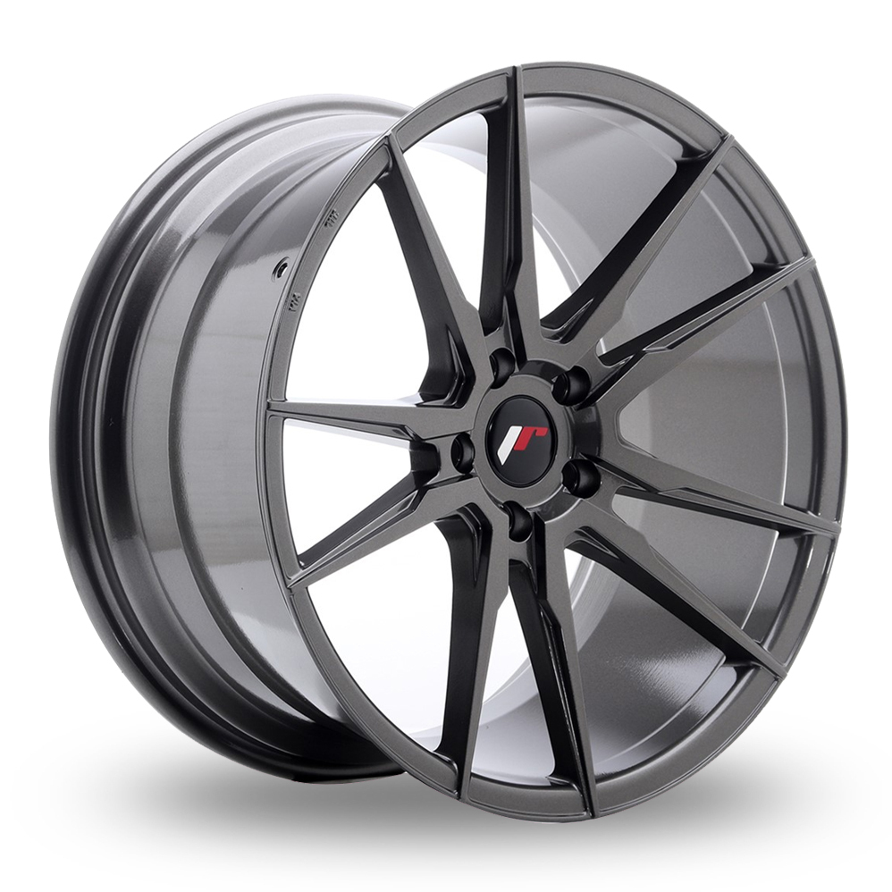 Japan Racing JR21 (10x20) Hyper Grey Alloy Wheels