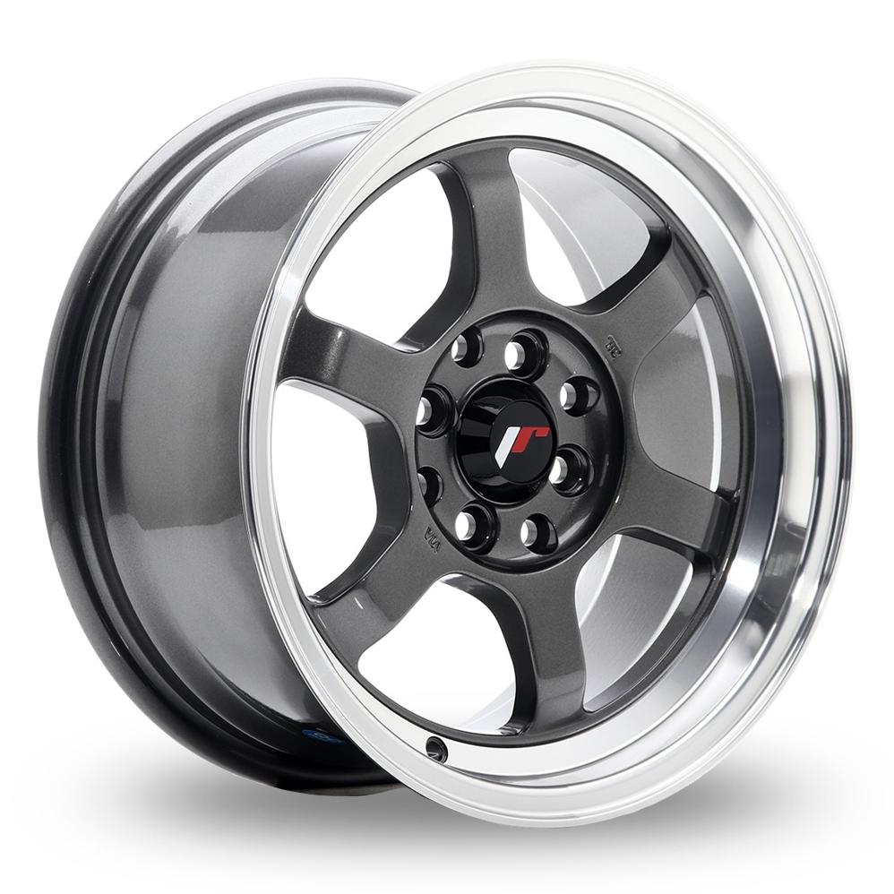 Japan Racing JR12 (7.5x15) Gunmetal Alloy Wheels