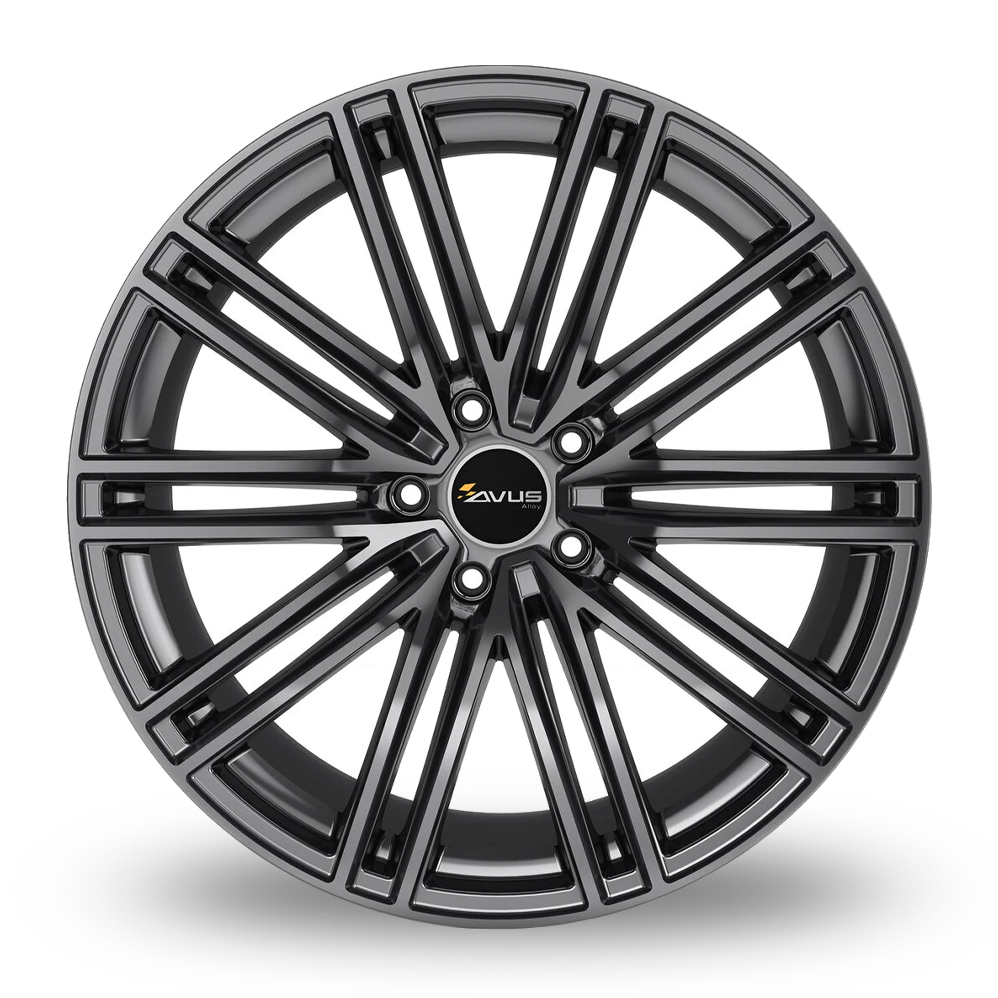 21" Avus Racing AC-M08 Anthracite Alloy Wheels