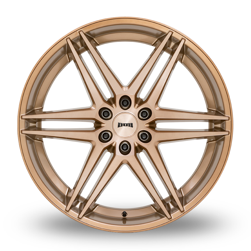 26" DUB S266 Dirty DOG Platinum Bronze Alloy Wheels