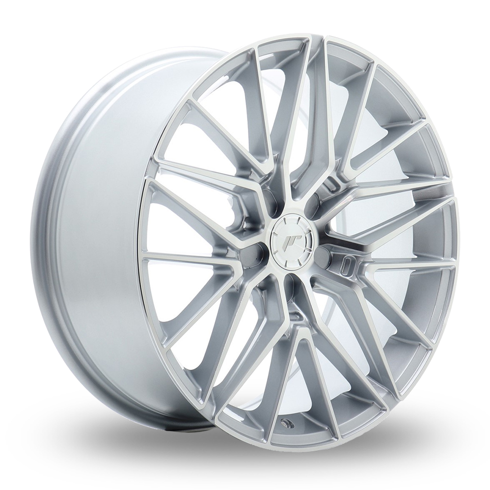 Japan Racing JR38 (8x18) (Custom Fitment) Silver Machined Face Alloy Wheels
