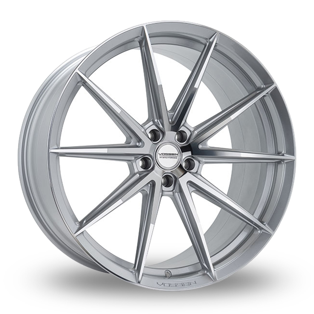 Vossen HFX-2 (10.5x22) (Deep Concave) Silver Polished Alloy Wheels