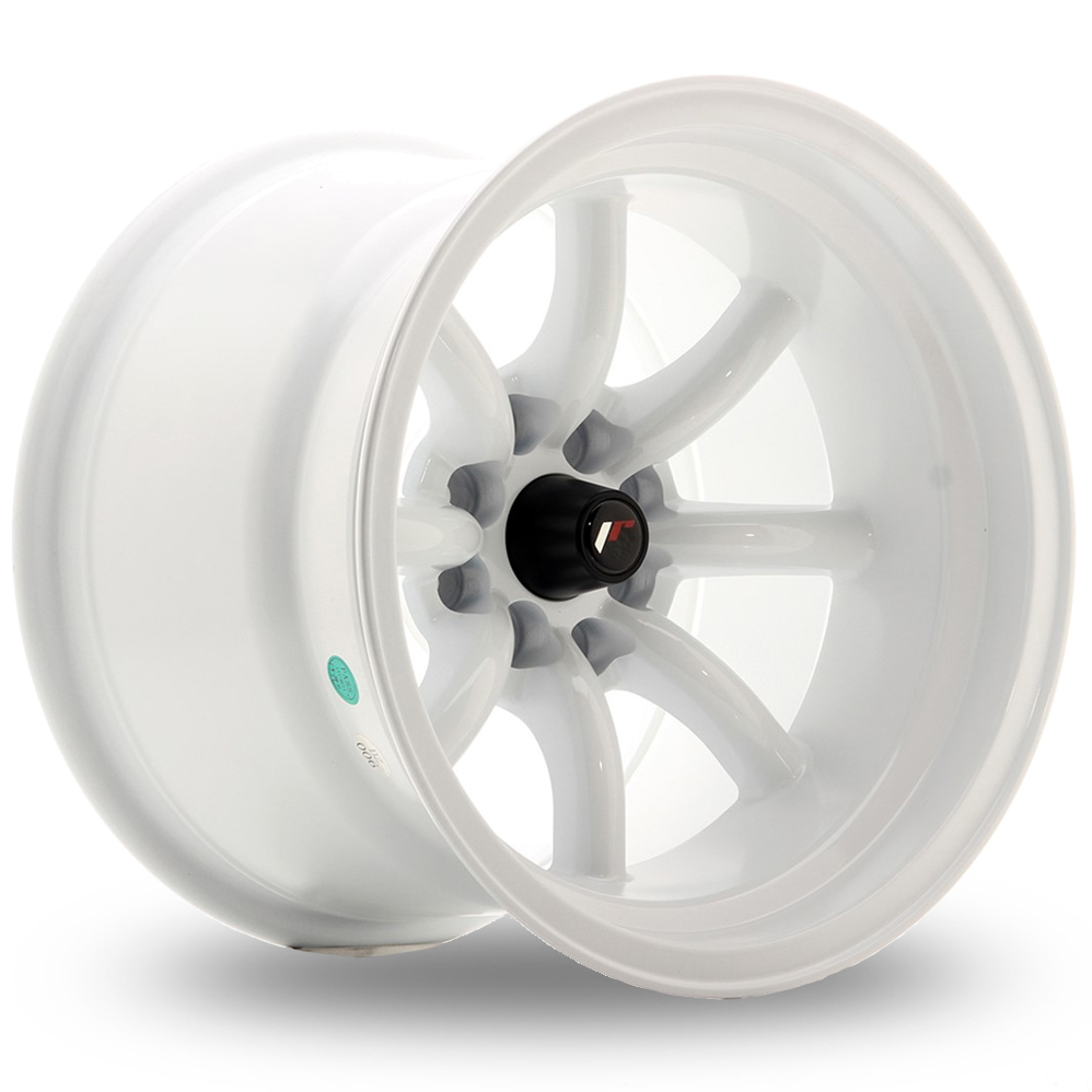 Japan Racing JR19 (10.5x15) White Alloy Wheels