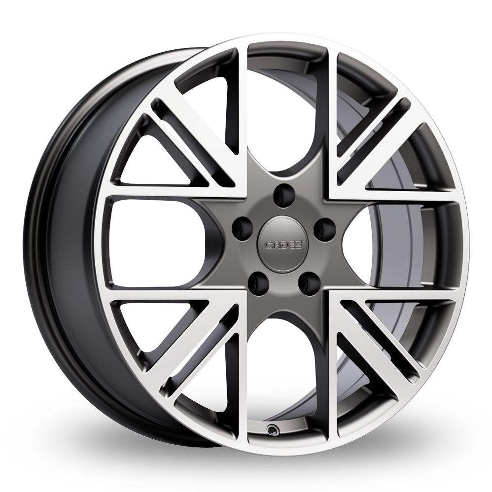 Cades Patriot Grey Polished Alloy Wheels