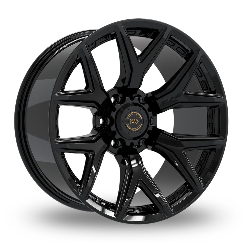 Hawke 6YS Gloss Black Alloy Wheels