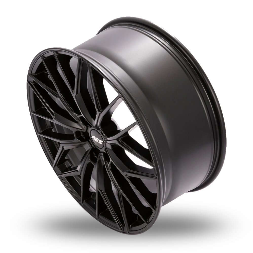 18" AEZ Porto Matt Black Alloy Wheels