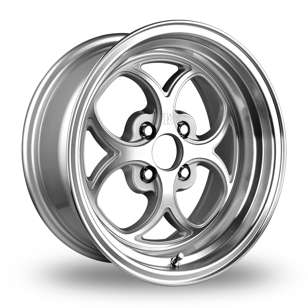 Klutch SL2 Silver Machined Face Alloy Wheels