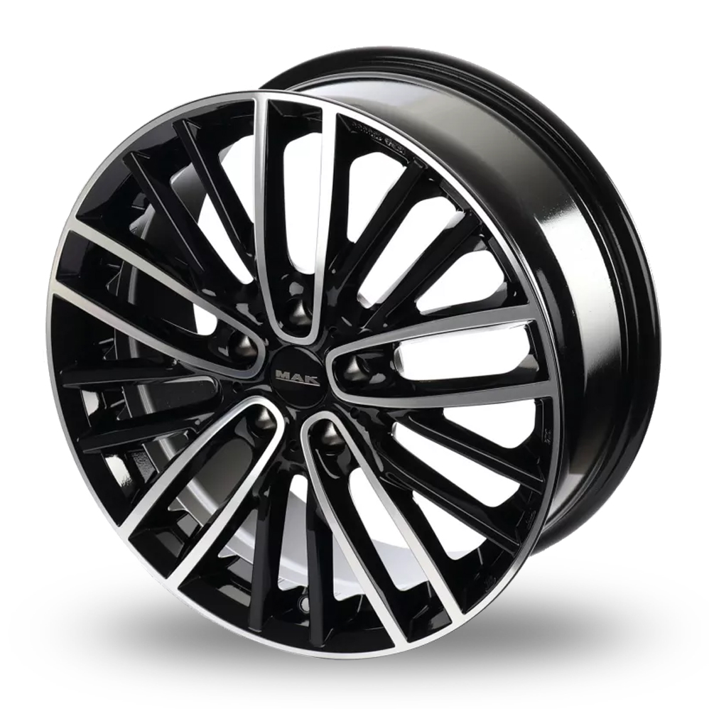 16" MAK Chelsea Black Mirror Alloy Wheels