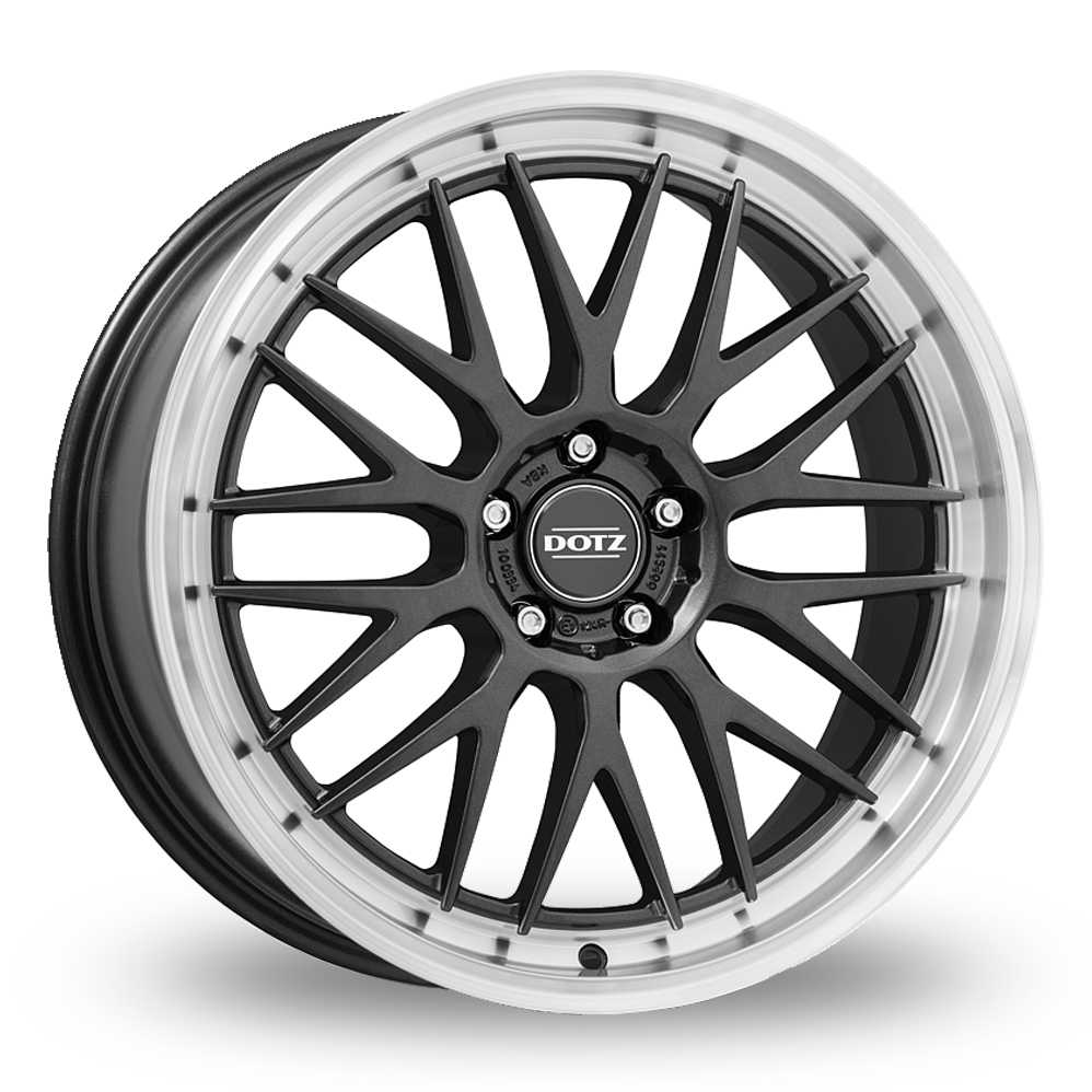 Dotz Bilbao Gunmetal Polished Alloy Wheels