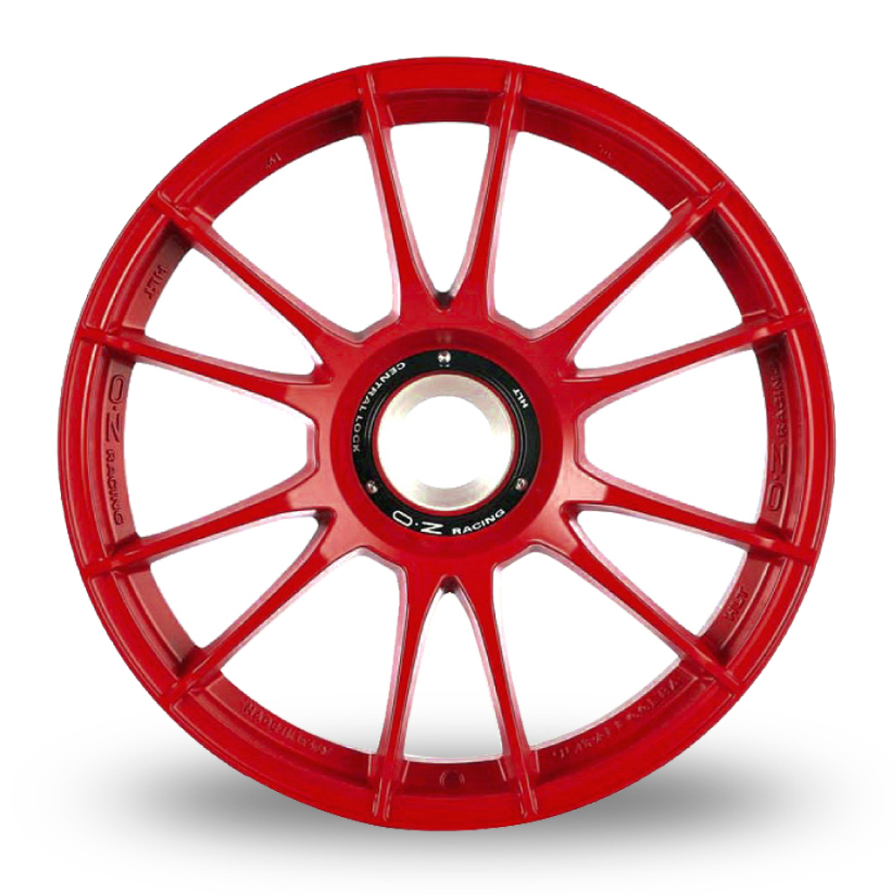 19" OZ Racing Ultraleggera HLT CL Red Alloy Wheels