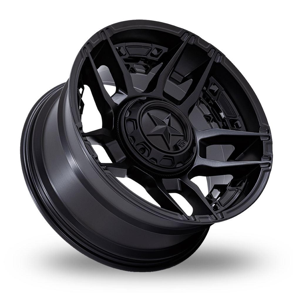 20" XD XD871 Slash Matt Black Alloy Wheels