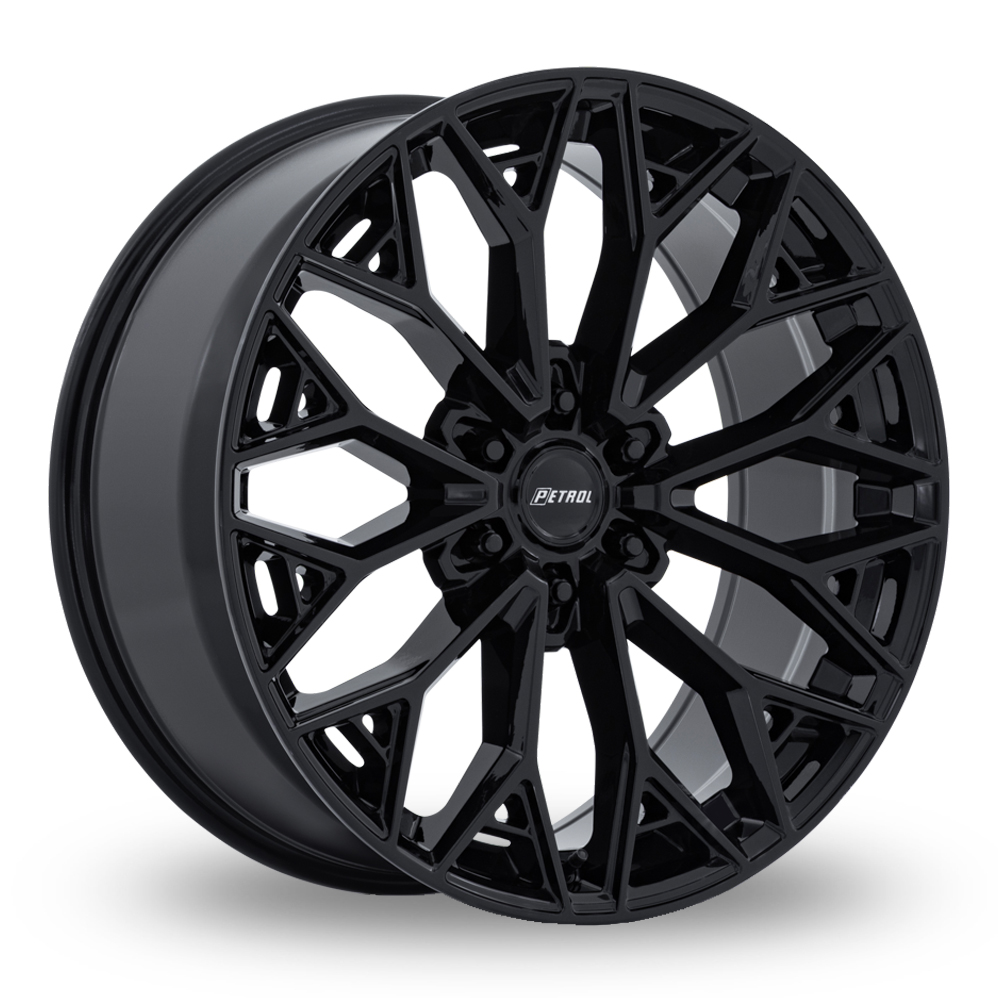 Petrol PE006 P5E (USA Warehouse) Gloss Black Alloy Wheels