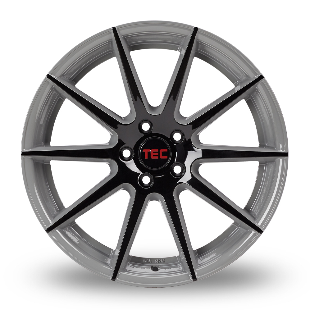 19" TEC Speedwheels GT7 Black Grey Alloy Wheels