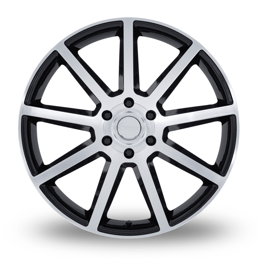 20" Petrol PE007 P6E (USA Warehouse) Gloss Black With Machined Face Alloy Wheels