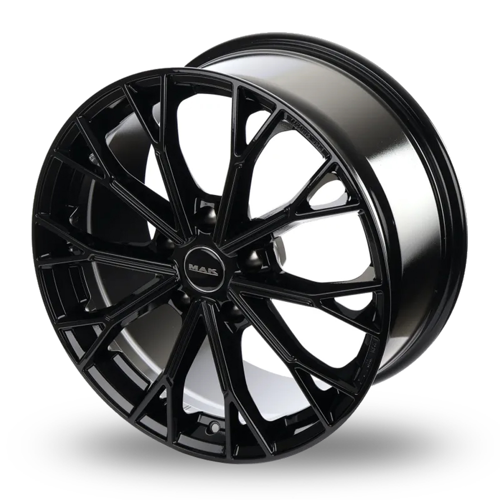 21" MAK Asphalt Gloss Black Alloy Wheels