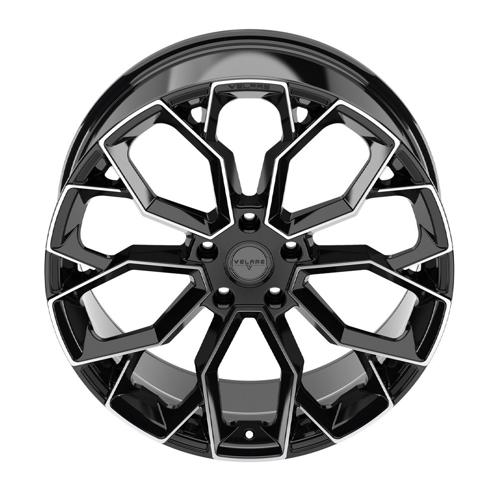 22" Velare VLR15 Gloss Black Machined Alloy Wheels