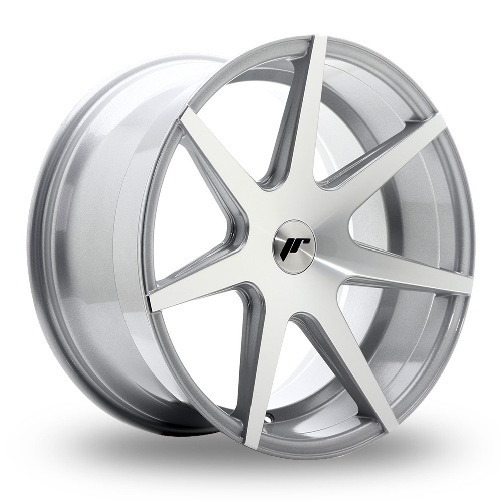 Japan Racing JR20 (9.5x19) (Custom Fitment) Silver Machined Face Alloy Wheels