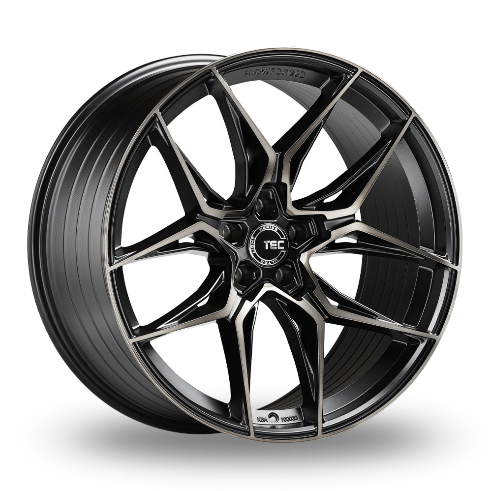 TEC Speedwheels GT9 Matt Black Polished Alloy Wheels