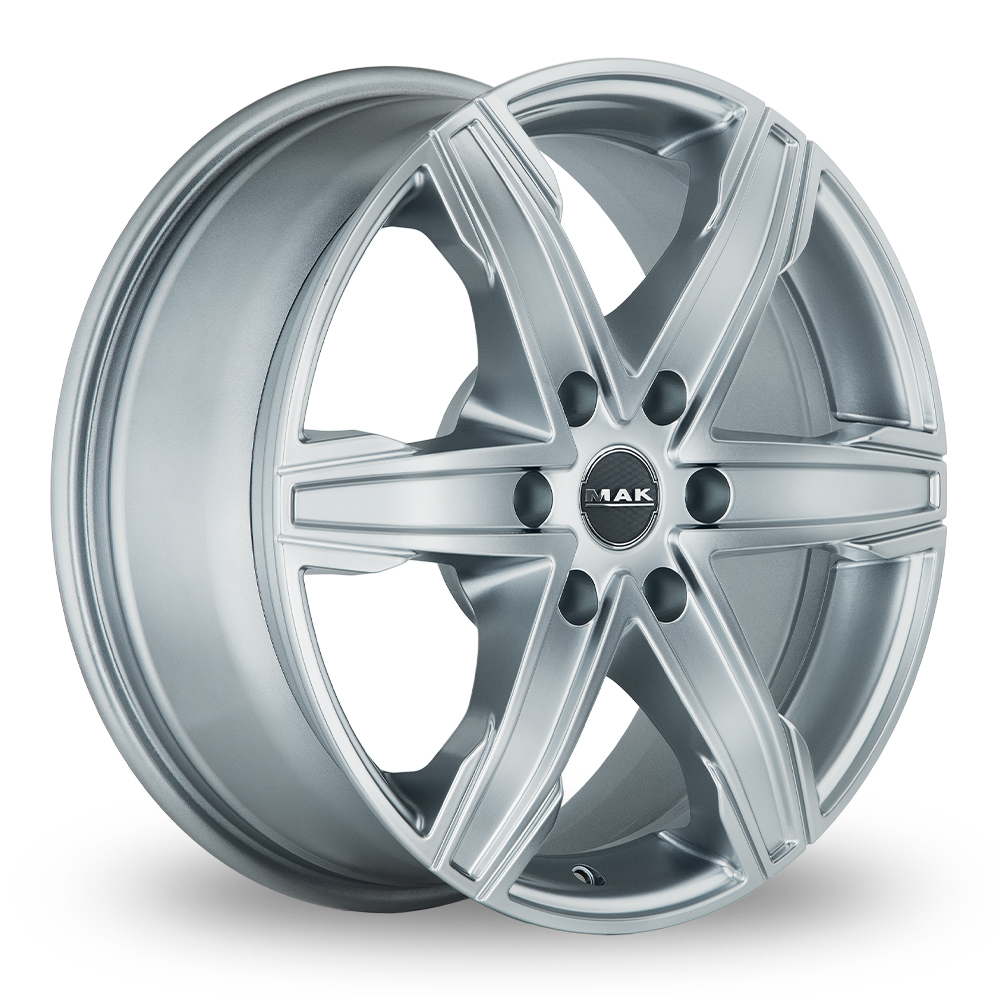 16" MAK KING6 Silver Alloy Wheels