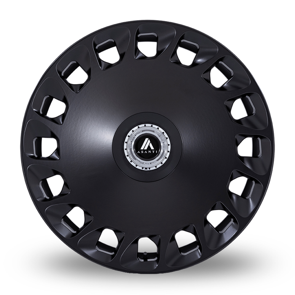 24" Asanti Black AB045 Aristocrat Matt Black Alloy Wheels