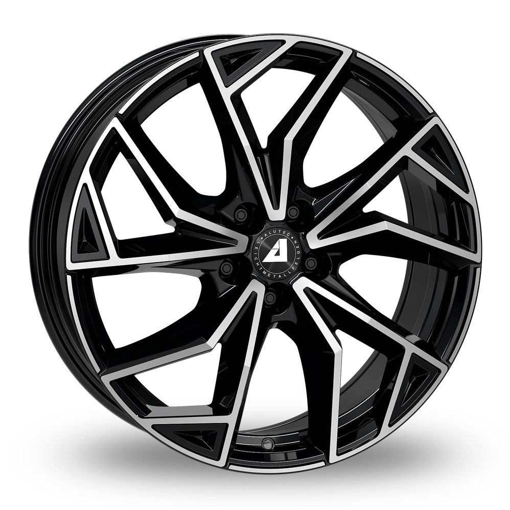 Alutec ADX.02 Gloss Black Polished Alloy Wheels