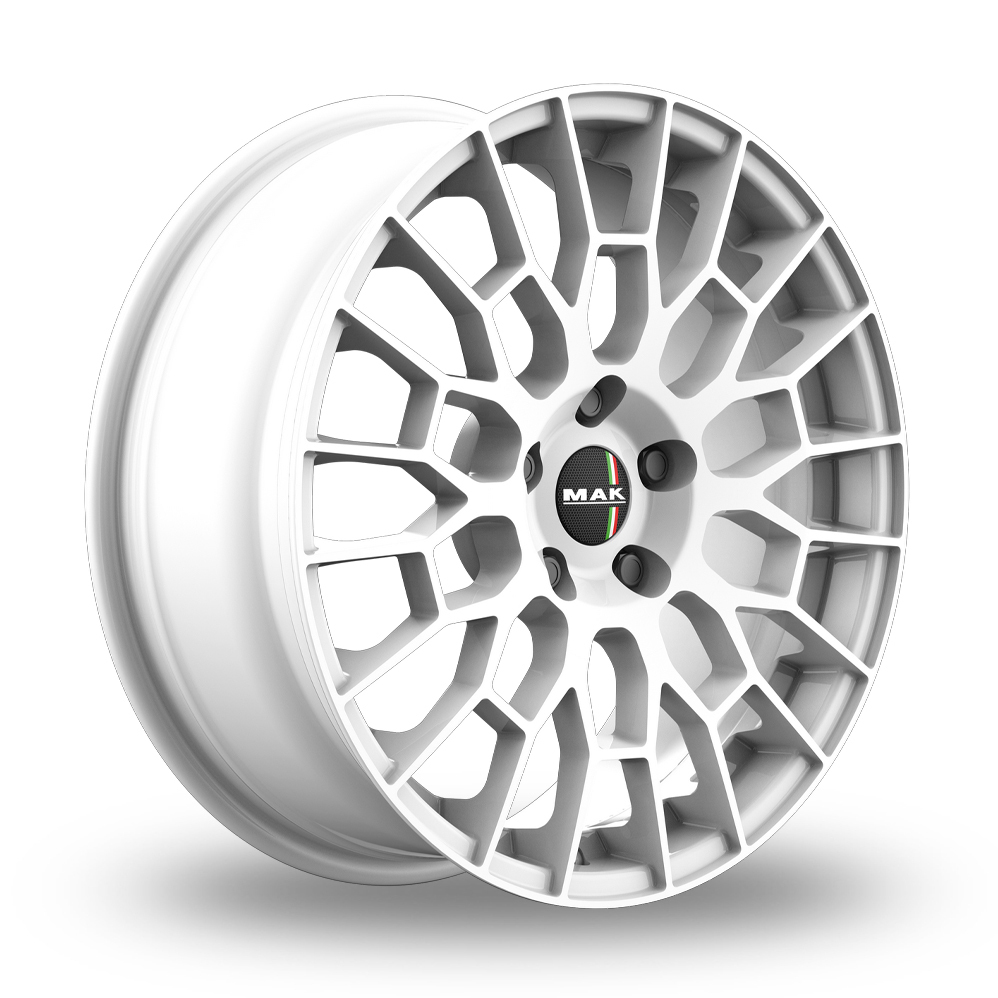 18 Inch MAK APX Gloss White Alloy Wheels