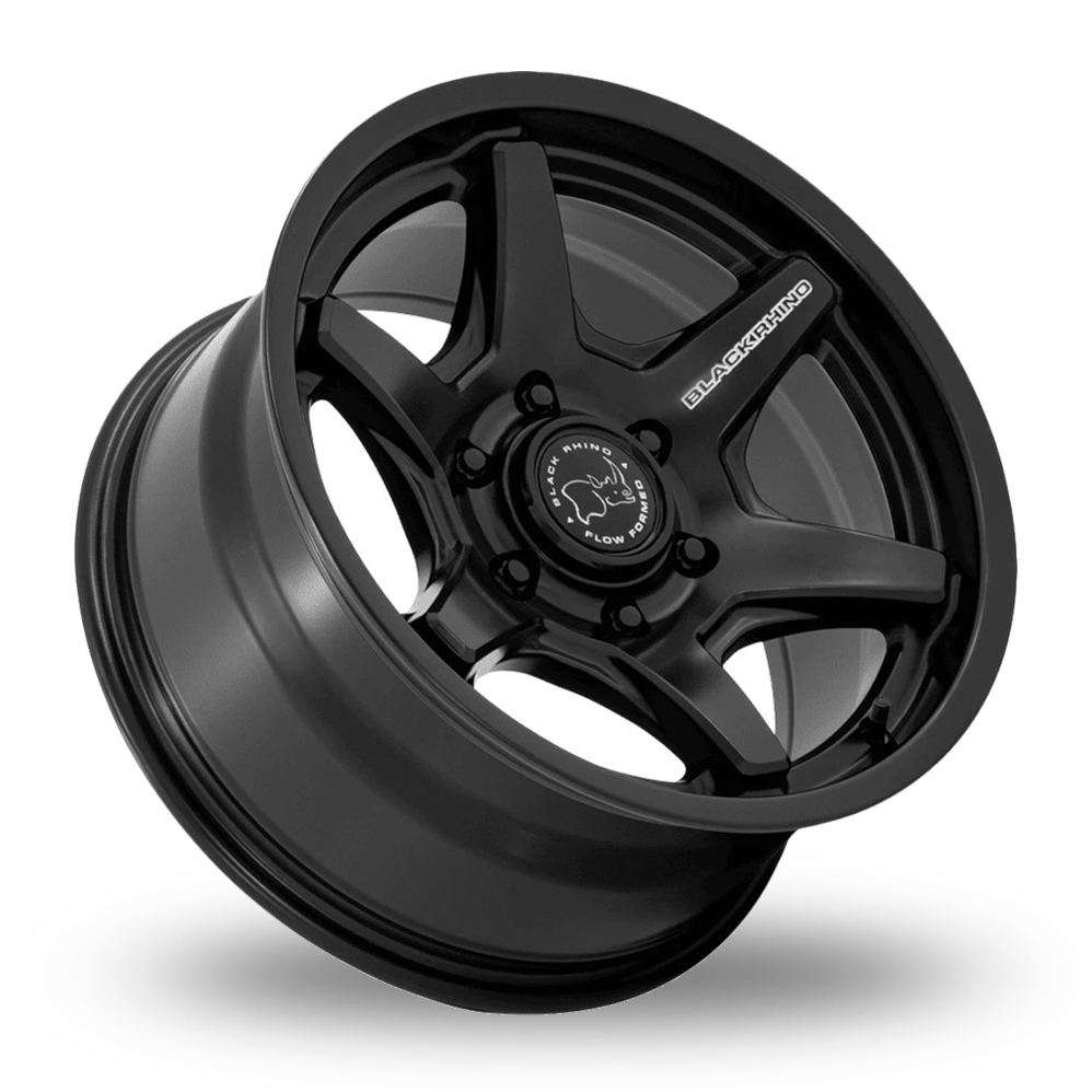 17" Black Rhino BR035 Kuma (USA Warehouse) Matt Black Alloy Wheels