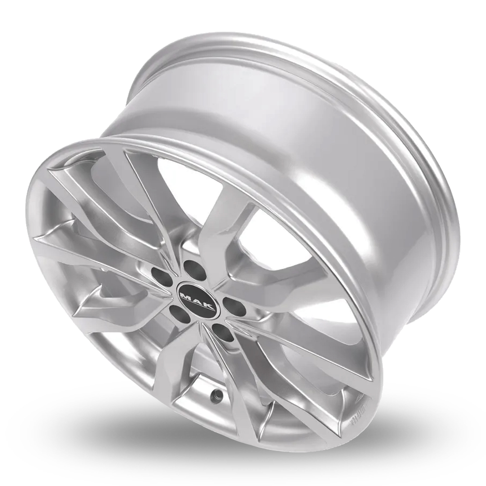 18" MAK Highlands Silver Alloy Wheels