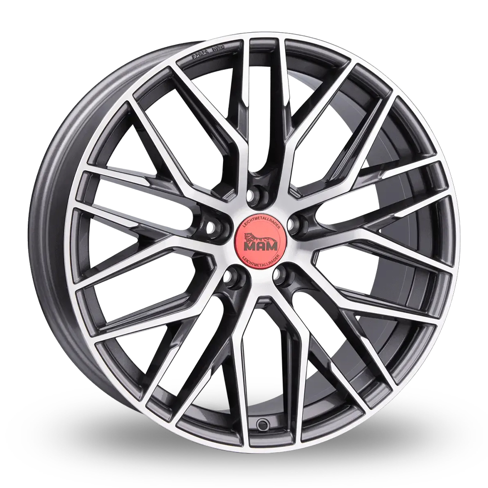 MAM RS4 Palladium Polished Alloy Wheels