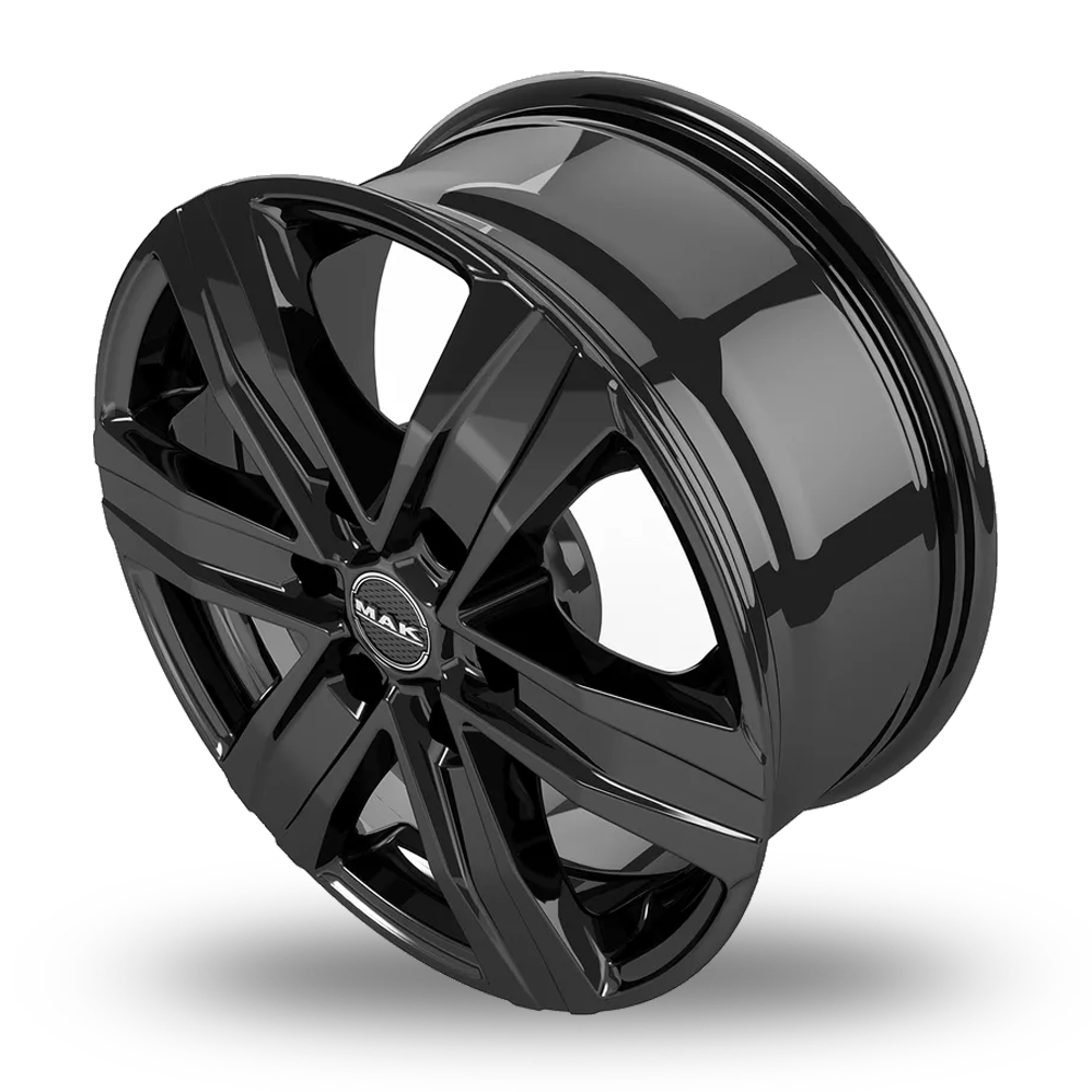 20" MAK Stone 6 Gloss Black Alloy Wheels