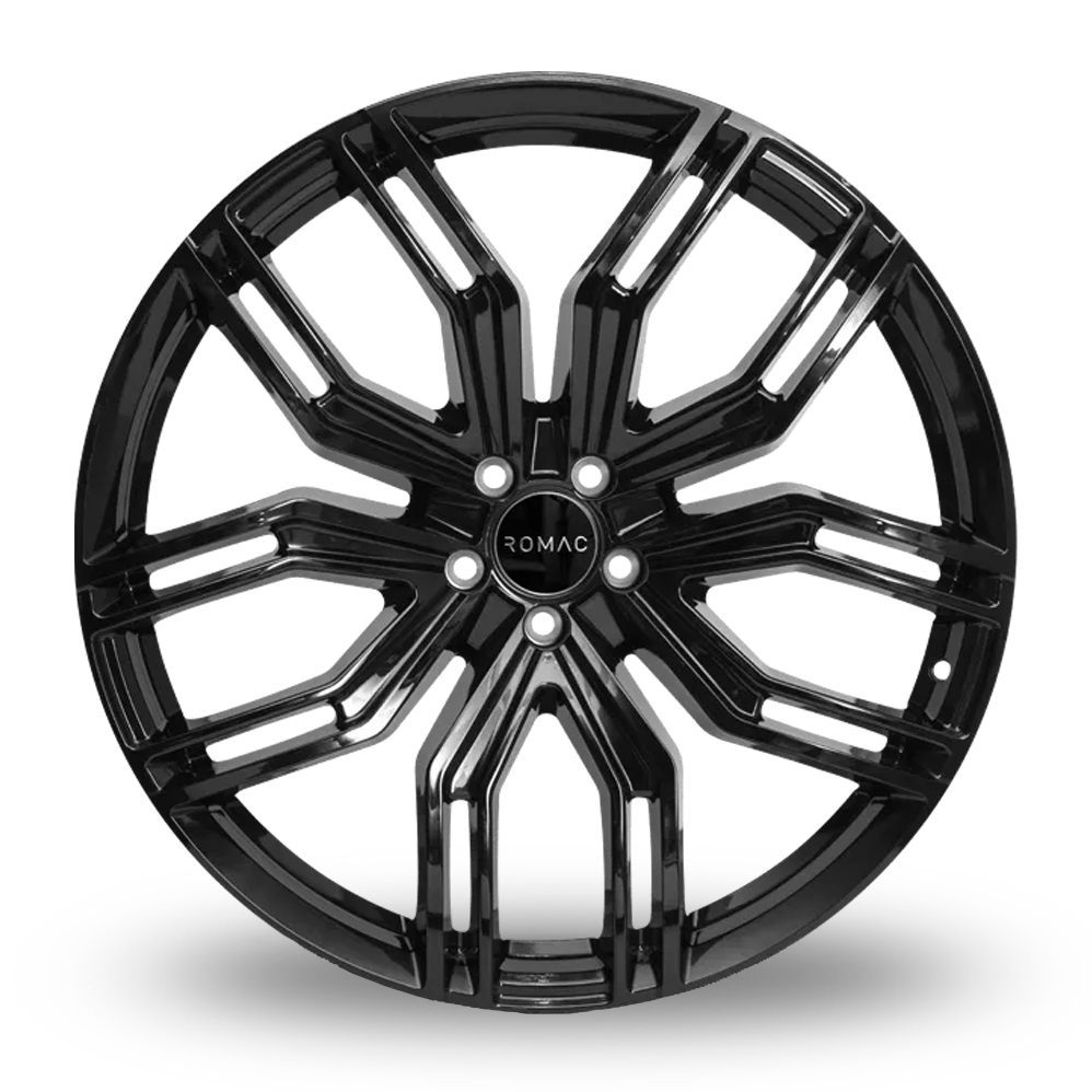 22" Romac Catalina Gloss Black Alloy Wheels