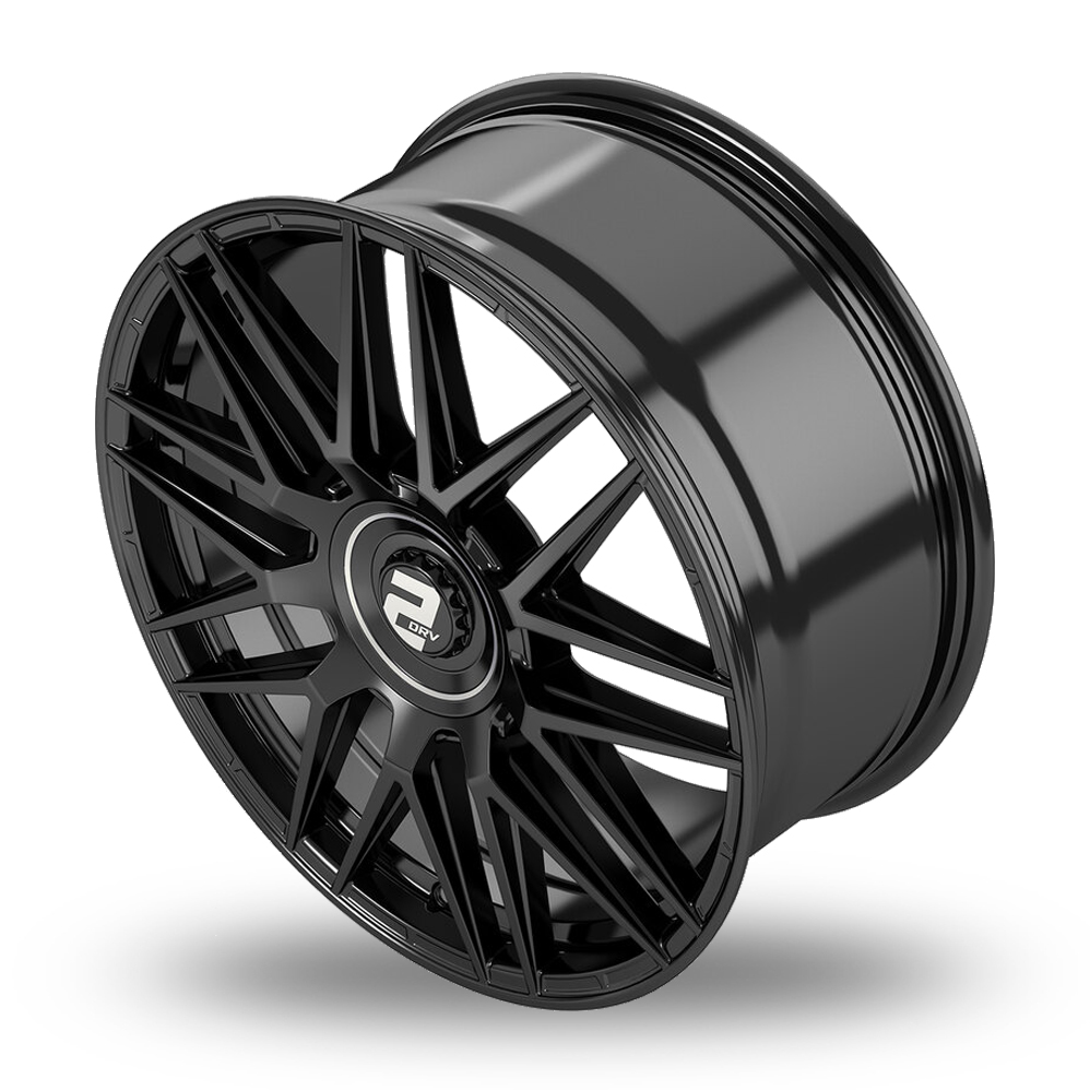 18" 2DRV WH43 Gloss Black Alloy Wheels