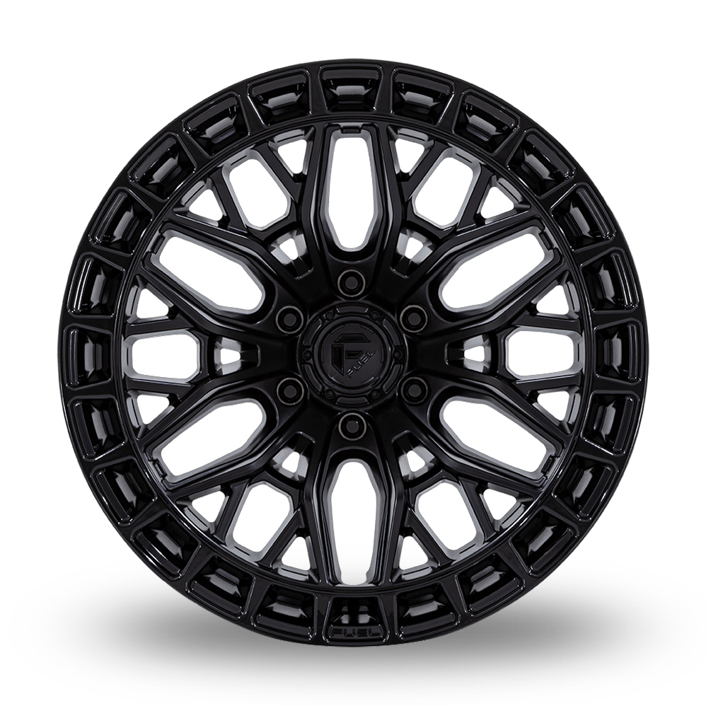 20" Fuel Off-Road FC869 Sigma (USA Warehouse) Blackout With G Blk Lip Alloy Wheels