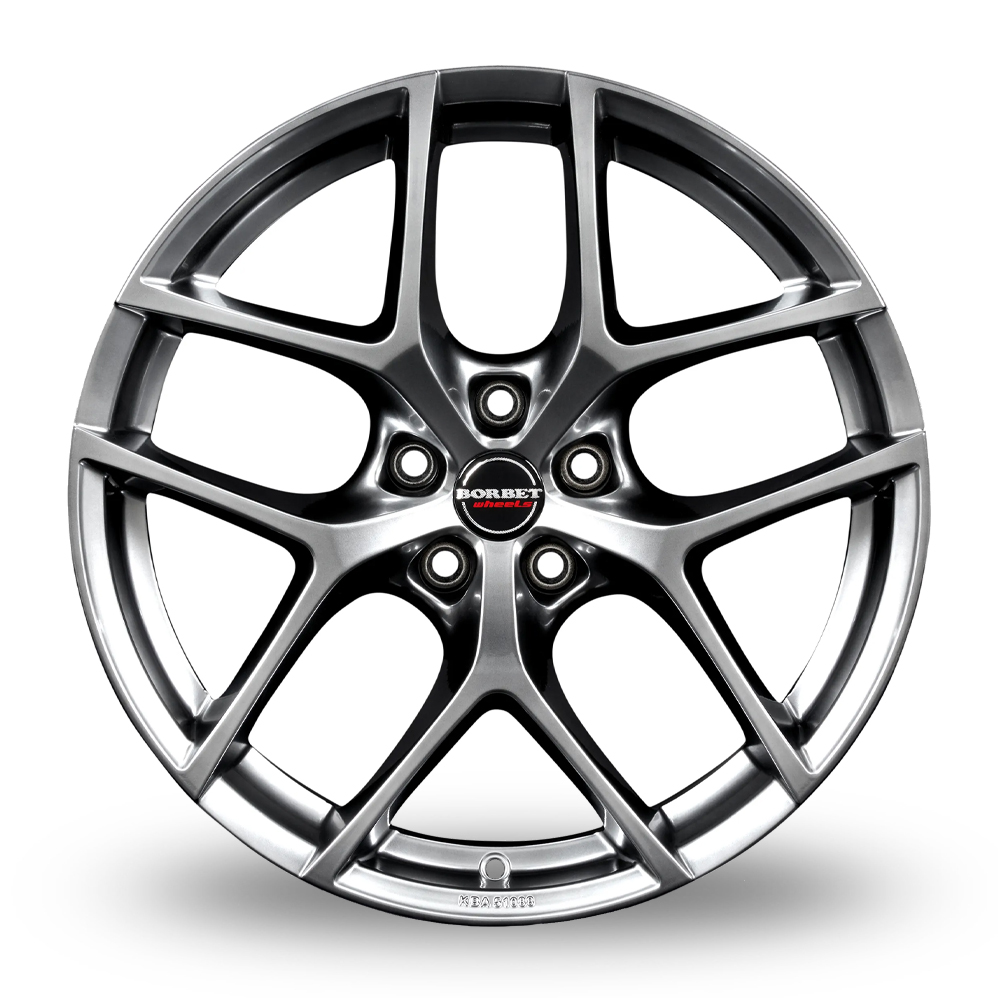19" Borbet Y Hyper Silver Alloy Wheels
