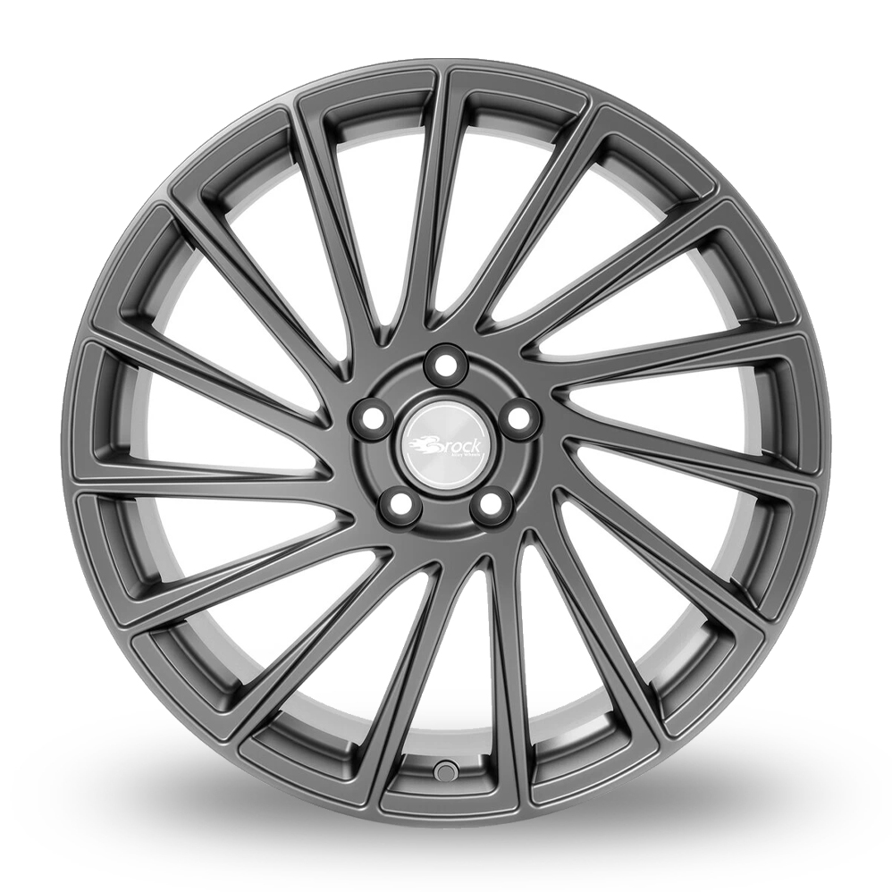 17" Brock B39 Himalaya Grey Alloy Wheels