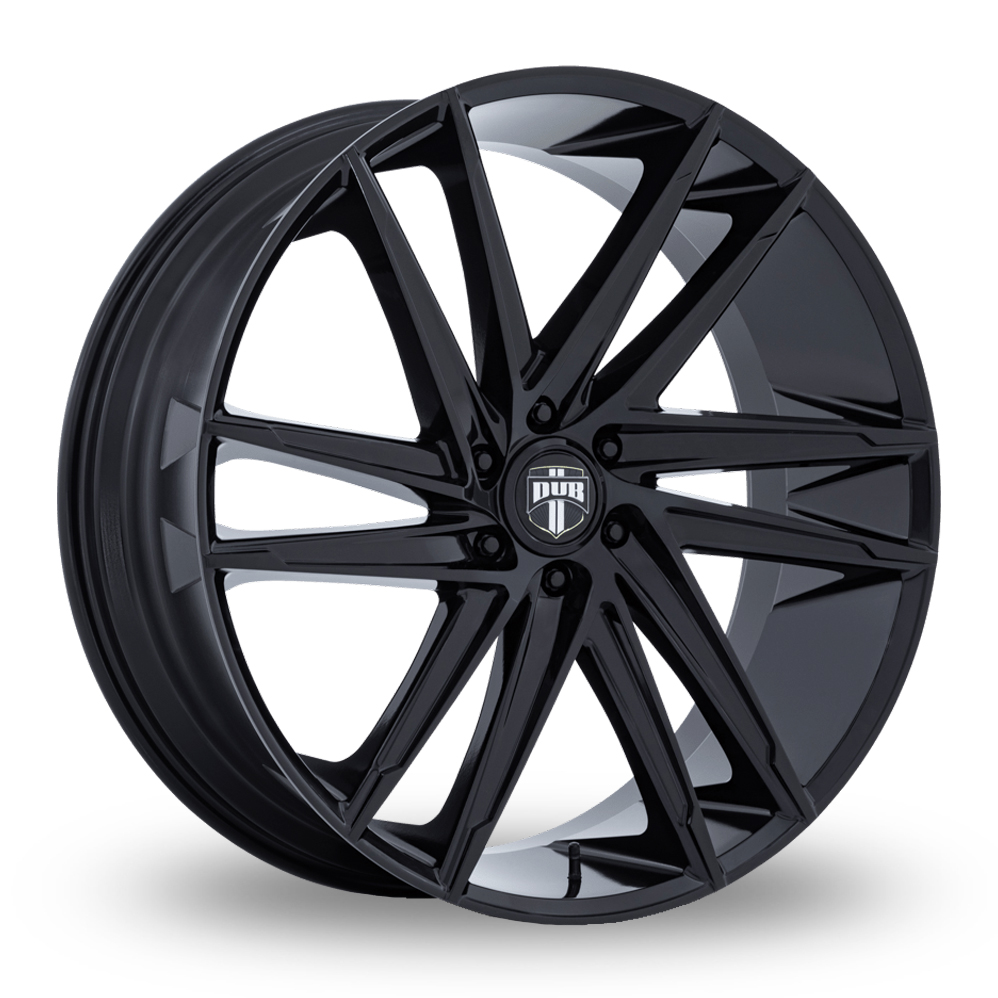 DUB DC275 Blaze (USA Warehouse) Gloss Black Alloy Wheels