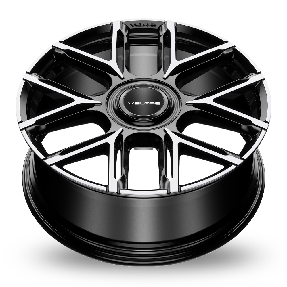 20" Velare VLR-6F Gloss Black Machined Alloy Wheels