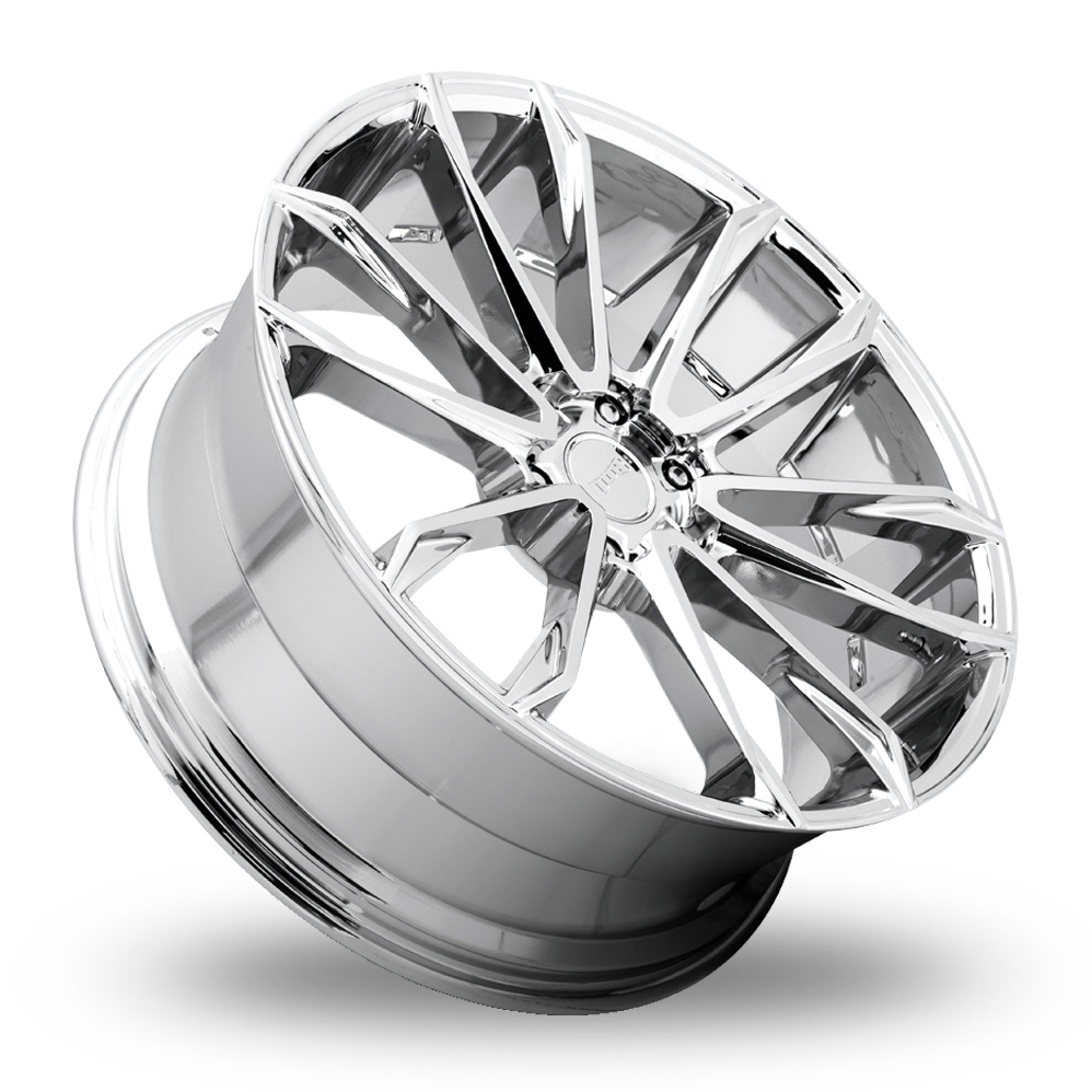 24" DUB S251 Clout Chrome Plated Alloy Wheels