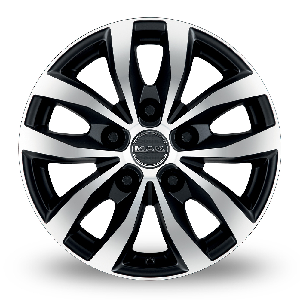 17" MAK LOAD5-3 Black Mirror Alloy Wheels