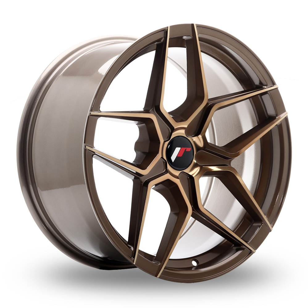 Japan Racing JR34 (9x18) (Custom Fitment) Platinum Bronze Alloy Wheels